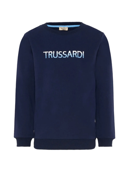  Trussardi Junior Sudadera Con Logo - Azul 