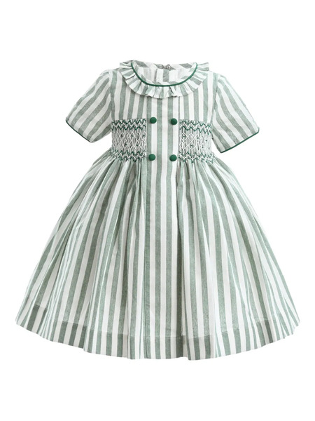  Tulleen Vestido A Rayas - Blanco 