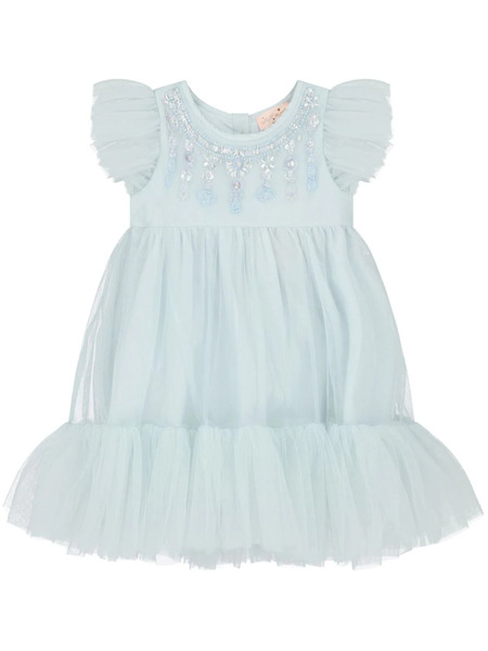  Tutu Du Monde Vestido Con Apliques - Azul 