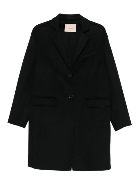  Twinset Abrigo Con Botones - Negro 