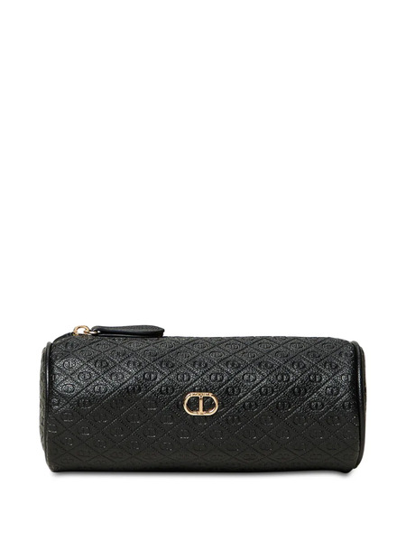  Twinset Estuche De Maquillaje Acolchado - Negro 