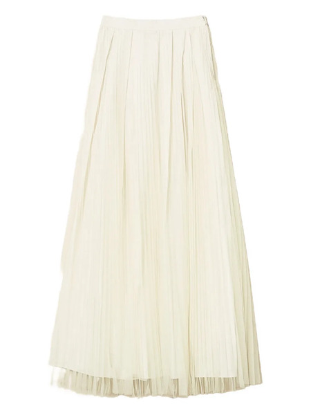  Twinset Falda Larga Plisada - Neutro 