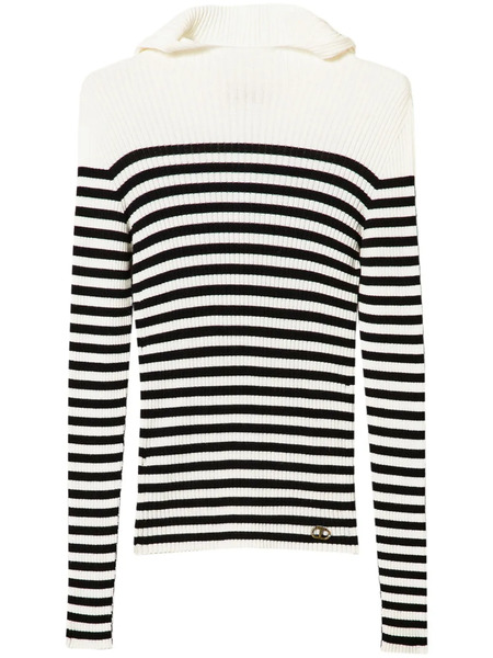  Twinset Jersey A Rayas - Negro 