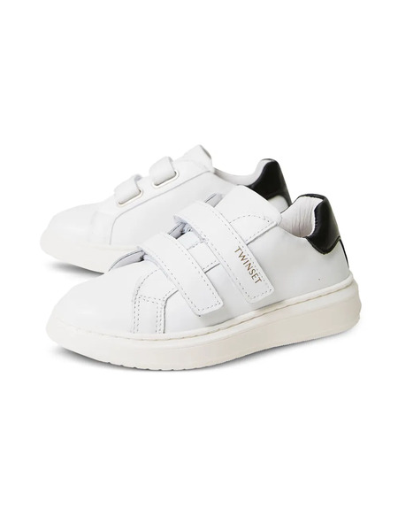  Twinset Kids Zapatillas Con Doble Tira - Blanco 