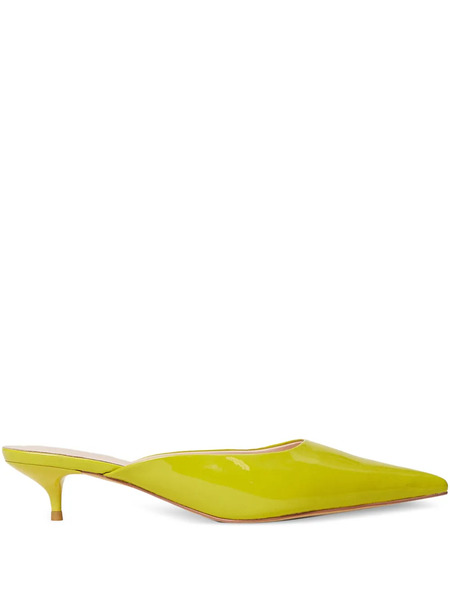  Twinset Mules Con Puntera En Punta - Verde 
