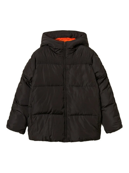  Twinset Plumífero Con Capucha - Negro 