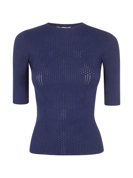  Twinset Top De Canalé - Azul 