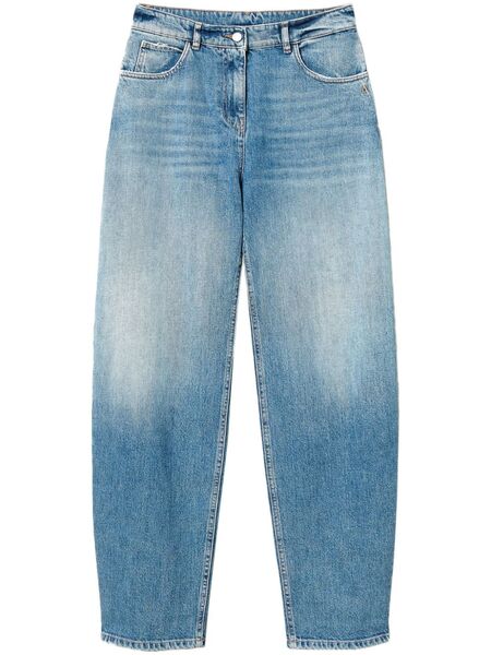  Twinset Vaqueros Ajustados Con Cinco Bolsillos - Azul 