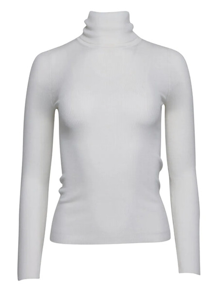  Twp Top Con Cuello Vuelto - Blanco 