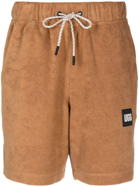  Ugg Bermudas Con Logo Estampado - Marrón 
