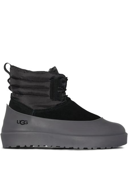  Ugg Botas Acolchadas Con Cordón - Negro 