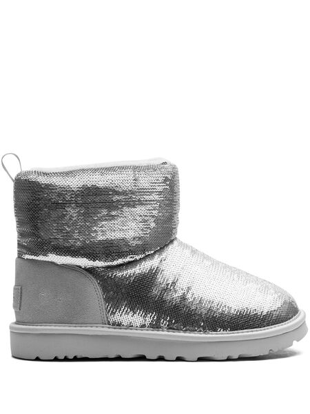  Ugg Botas Classic Mini - Plateado 