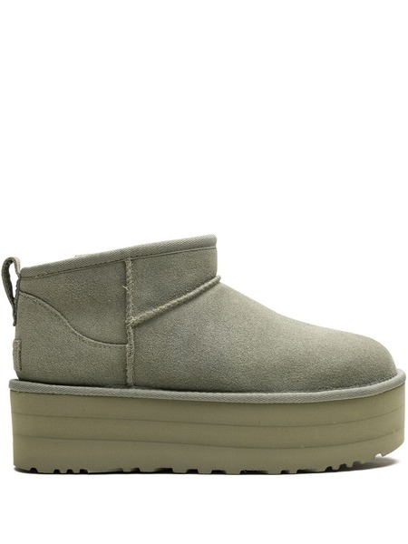  Ugg Botas Classic Ultra Mini Platform Shaded Clover - Verde 