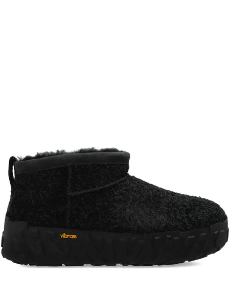  Ugg Botas Classic Ultra Mini Wrap Texturizadas - Negro 