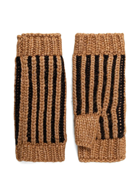  Ugg Gorro A Rayas Con Parche Del Logo - Neutro 