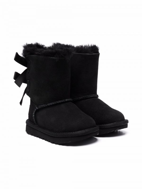  Ugg Kids Bailey Bow Ii Boots - Negro 