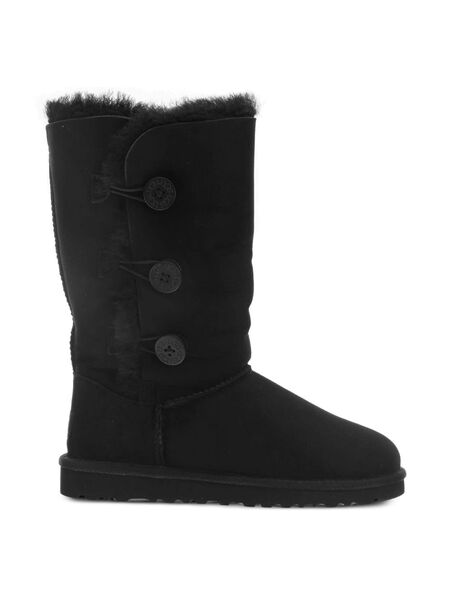  Ugg Kids Botas Bailey Button Triplet Black - Negro 
