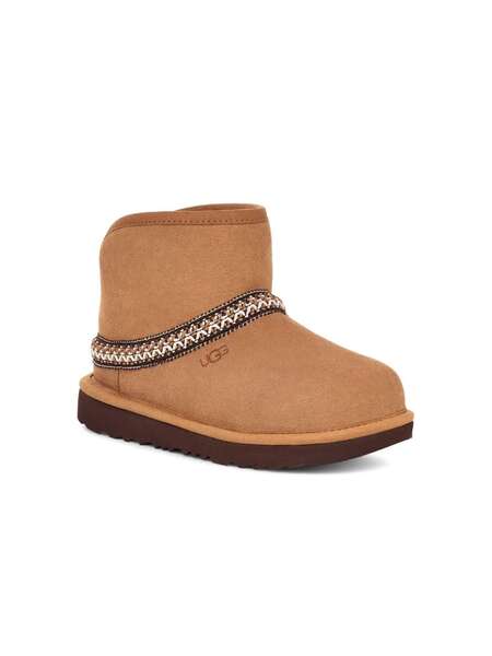  Ugg Kids Botas Classic Mini Crescent - Marrón 