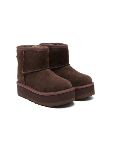  Ugg Kids Botas Classic Mini Ii Con Logo - Marrón 