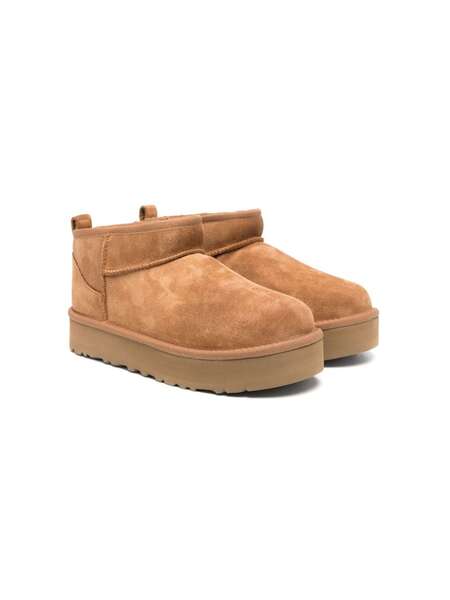  Ugg Kids Botas Classic Ultra Mini Platform - Marrón 