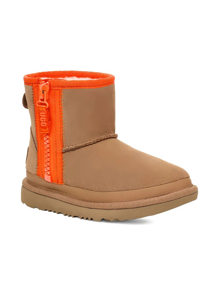  Ugg Kids Botas Mini Zipper Tape - Neutro 
