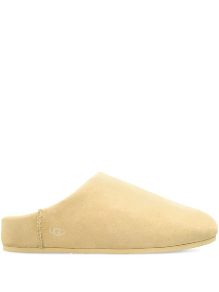  Ugg Mules Con Suela Plana - Neutro 