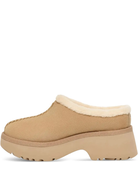  Ugg Mules New Heights Con Ribete - Neutro 