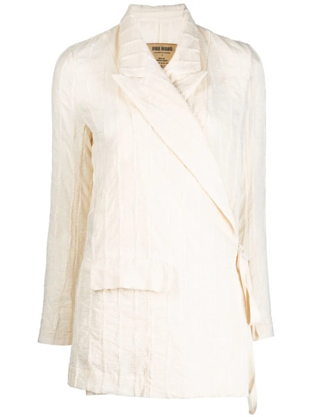  Uma Wang Blazer Cruzado - Neutro 