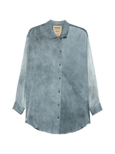  Uma Wang Camisa Con Botones - Azul 