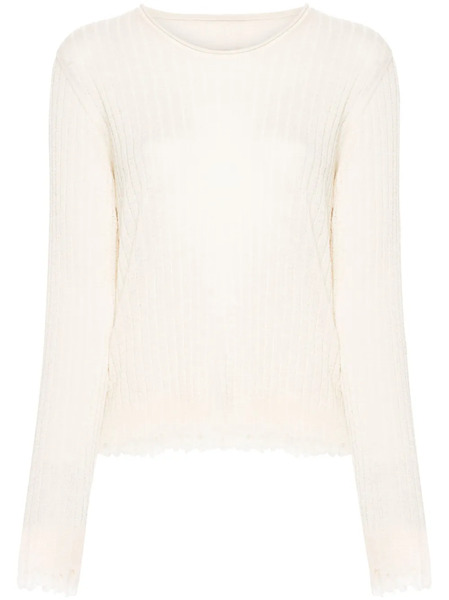  Uma Wang Jersey Con Efecto Envejecido - Neutro 