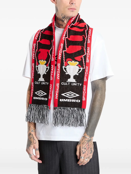  Umbro Bufanda Cult Unity Con Flecos - Rojo 