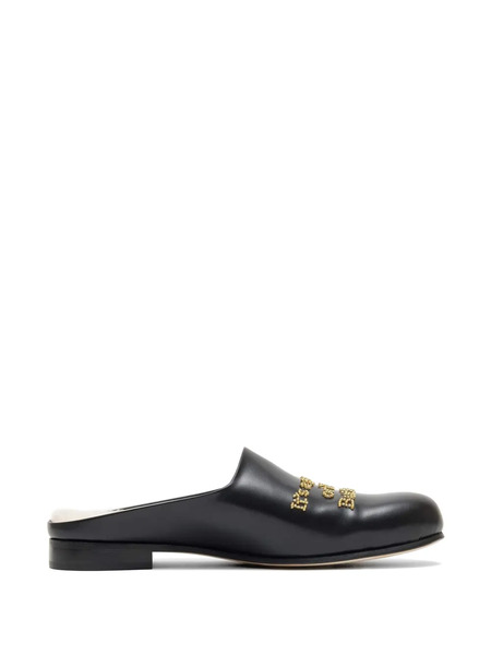 Undercover Mules Con Apliques - Negro 
