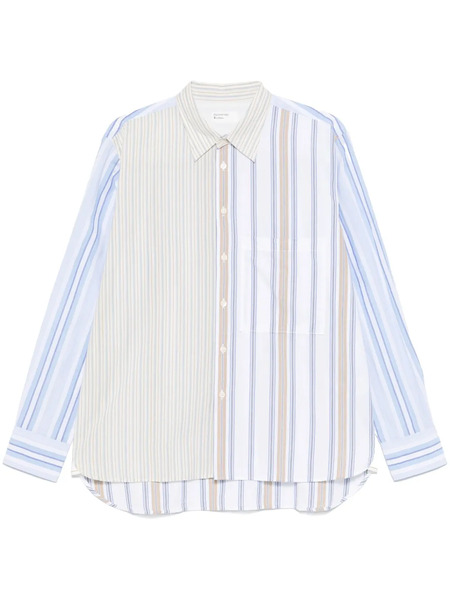  Universal Works Camisa A Rayas - Azul 