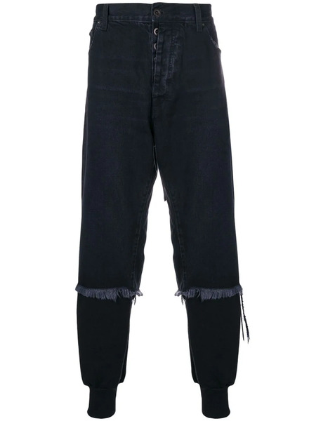  Unravel Project Vaqueros A Capas - Negro 