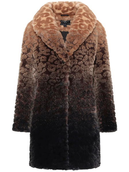  Unreal Fur Abrigo Boho - Marrón 
