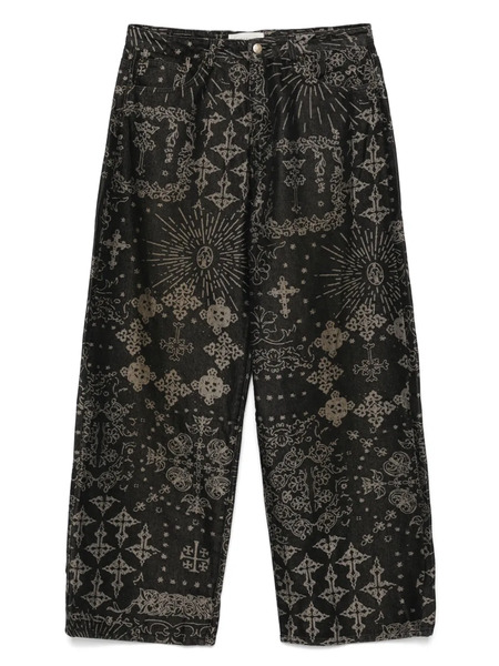  Untitled Artworks Vaqueros En Jacquard - Negro 
