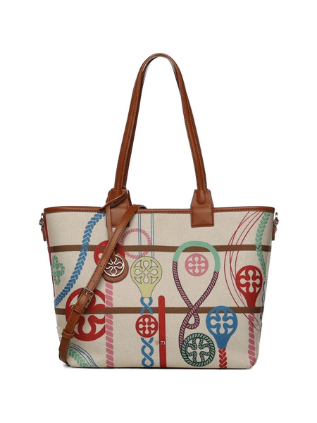  V°73 Bolso Shopper Estampado - Neutro 