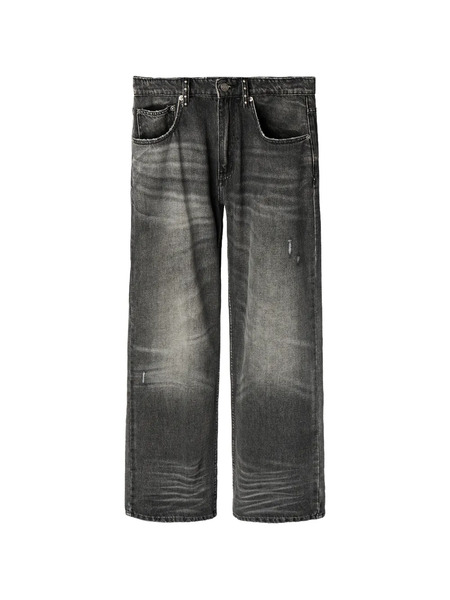  Vague Studios Buttoned Distressed Jeans - Gris 