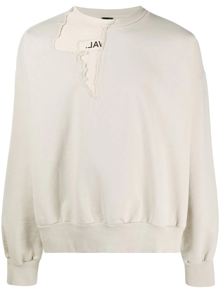  Val Kristopher Sudadera A Capas Con Efecto Envejecido - Neutro 