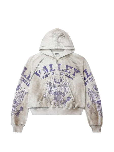  Vale Sudadera Army Con Capucha - Gris 