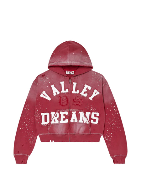  Vale Sudadera Classico Con Capucha - Rojo 