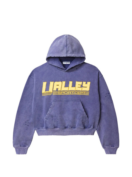  Vale Sudadera Estampada Con Capucha - Morado 
