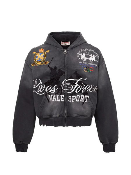  Vale Sudadera Rockefeller Con Capucha - Gris 