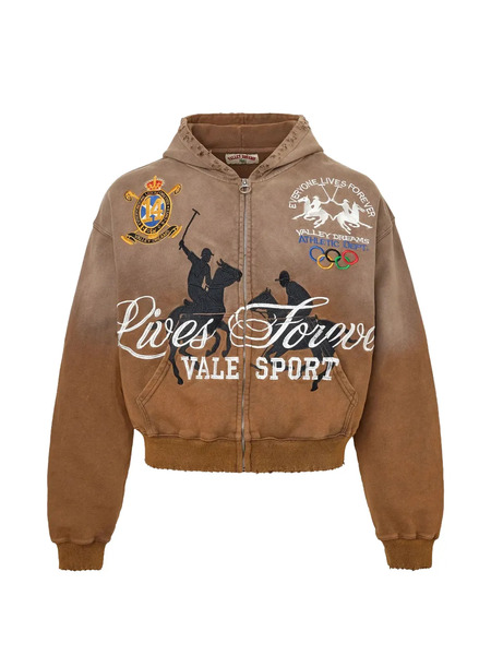  Vale Sudadera Valderbilt Con Capucha - Marrón 
