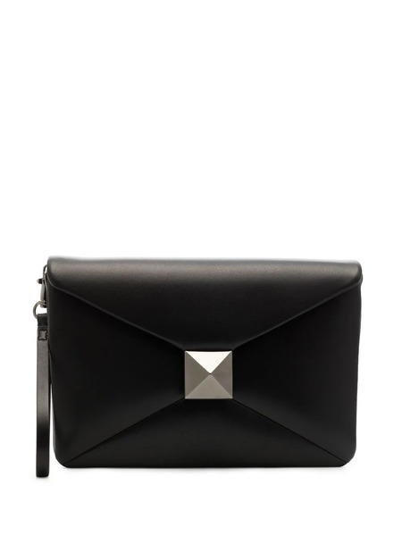  Valentino Garavani Bolso De Mano Roman Stud - Negro 