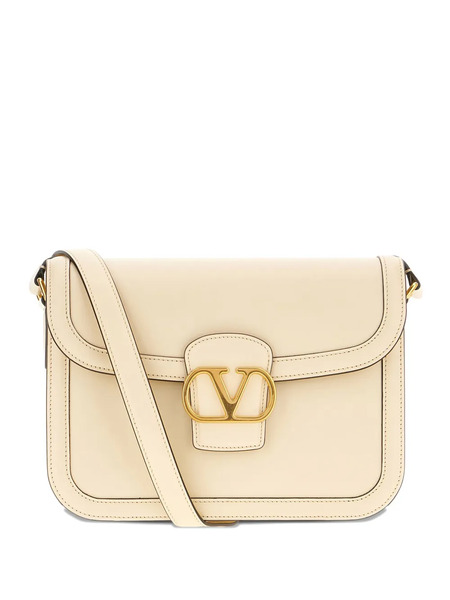  Valentino Garavani Bolso Messenger Con Solapa Y Logo V - Neutro 