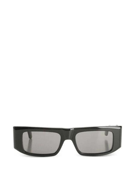  Valentino Garavani Eyewear Gafas De Sol Vlogo Con Montura Rectangular - Negro 