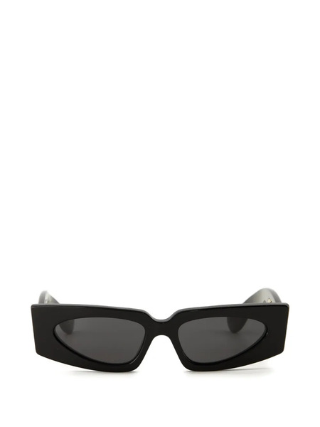 Valentino Garavani Eyewear Gafas De Sol Vlogo Signature Con Montura Rectangular - Negro 