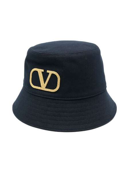  Valentino Garavani Gorro Vlogo - Azul 