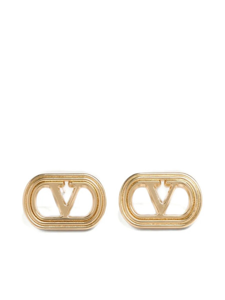  Valentino Garavani Pendientes Ovalette - Dorado 